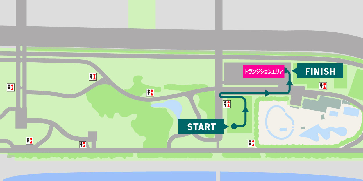 ランコース図_キャラクターデュアスロン第1ラン